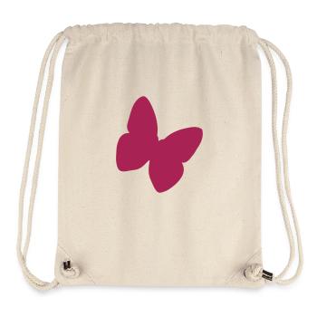 butterfly - Stanley/Stella recycelter Gym Bag - Naturweiß - Vorne