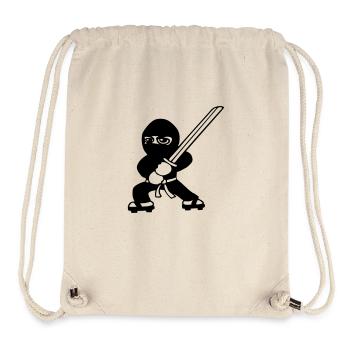 ninja katana - Stanley/Stella Recycled Gym Bag - natural - Front