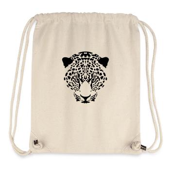 tawny panther wild cat cheetah predator - Stanley/Stella Recycled Gym Bag - natural - Front