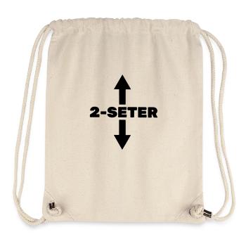 2 seats - Stanley/Stella Recycled Gym Bag - natural - Front