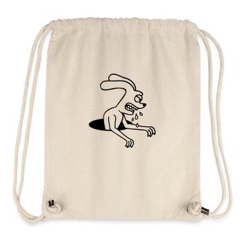 Bunny Hole Monster Evil Ravenous Halloween Bave - Sac à cordon recyclé Stanley/Stella - blanc naturel - Devant