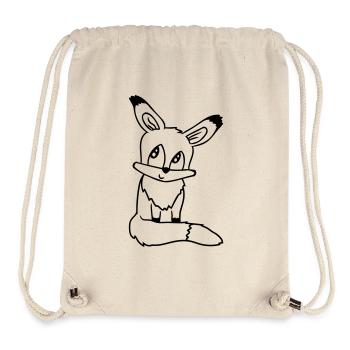 Fuchs Rotfuchs Wildes Tier Schlauer Wald Bewohner - Stanley/Stella recycelter Gym Bag - Naturweiß - Vorne