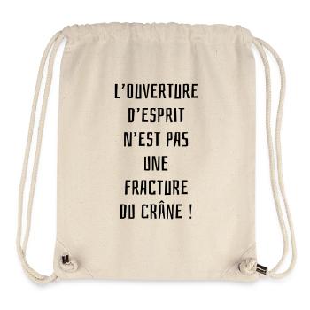 Open your Mind ! - Stanley/Stella Recycled Gym Bag - natural - Front