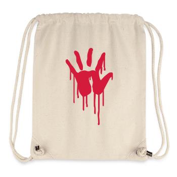 Blut - Stanley/Stella recycelter Gym Bag - Naturweiß - Vorne