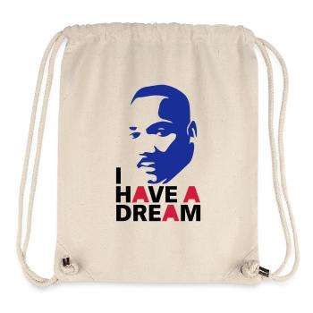 MARTIN LUTHER KING - Sac à cordon recyclé Stanley/Stella - blanc naturel - Devant