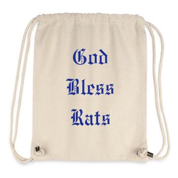 GodBlessRats - Stanley/Stella Recycled Gym Bag - natural - Front