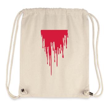 blut - Stanley/Stella recycelter Gym Bag - Naturweiß - Vorne