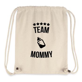Team Mommy Mutti Mutter Fläschchen Milch - Stanley/Stella recycelter Gym Bag - Naturweiß - Vorne