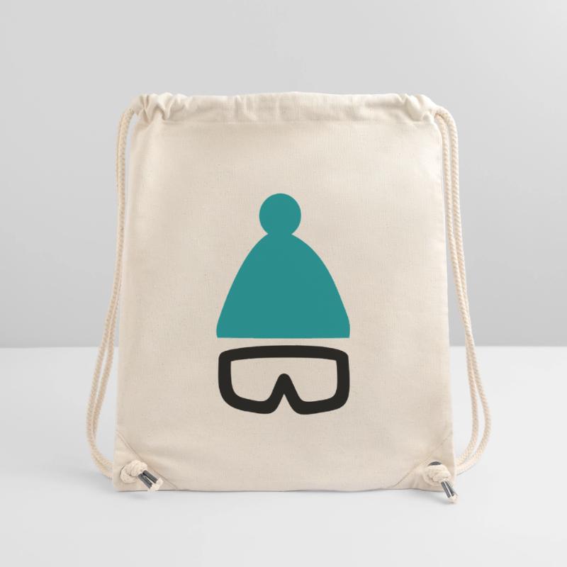 Mütze mit Ski- oder Snowboardbrille Stanley/Stella recycelter Gym Bag