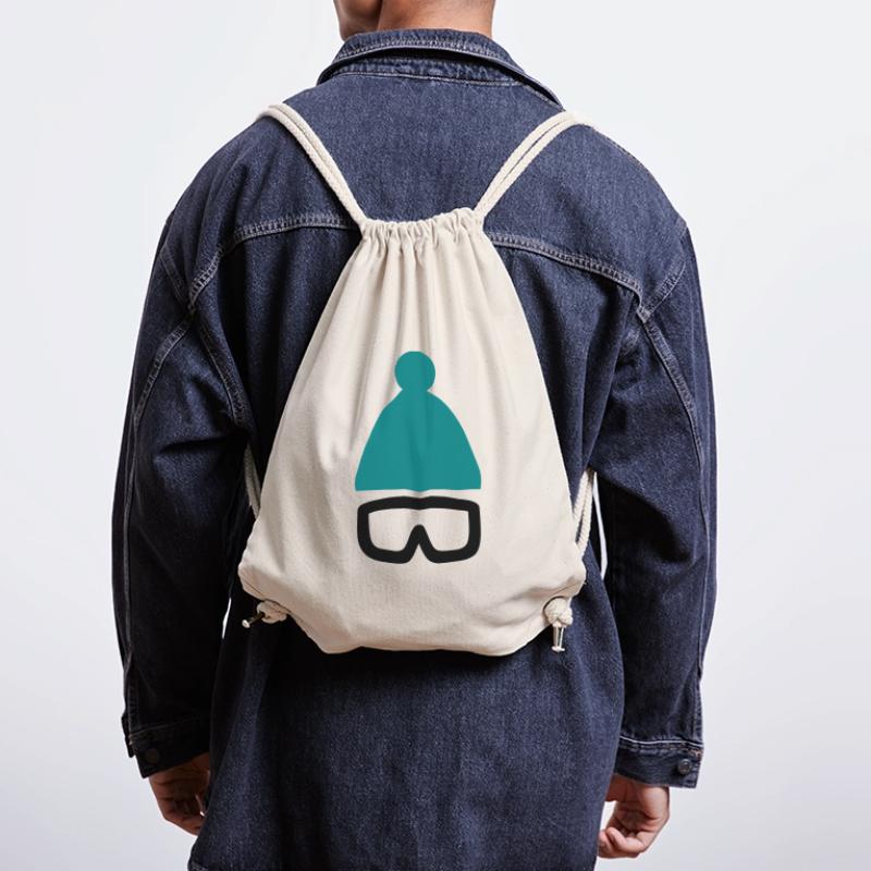 Mütze mit Ski- oder Snowboardbrille Stanley/Stella recycelter Gym Bag