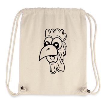 Chicken in love - Stanley/Stella Recycled Gym Bag - natural - Front