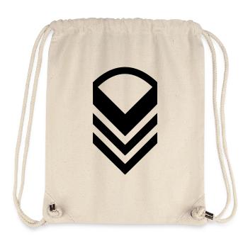 rank military army - Stanley/Stella recycelter Gym Bag - Naturweiß - Vorne