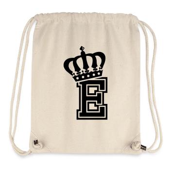 Buchstabe E - Stanley/Stella recycelter Gym Bag - Naturweiß - Vorne