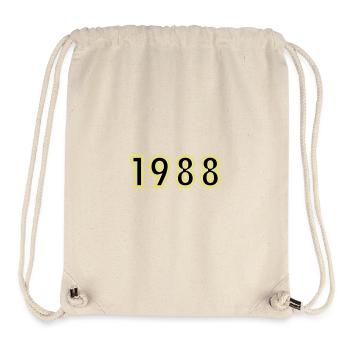 1988 Year Birthday - Stanley/Stella Recycled Gym Bag - natural - Front