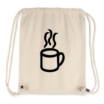 Kaffee - Stanley/Stella recycelter Gym Bag - Naturweiß - Vorne
