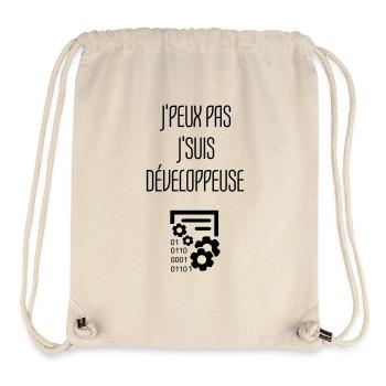 Entwickler / Informatiker / Programmierer / - Stanley/Stella recycelter Gym Bag - Naturweiß - Vorne