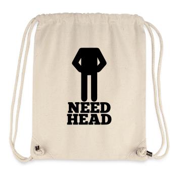 need head - Stanley/Stella Recycled Gym Bag - natural - Front