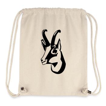 Gams - Sac à cordon recyclé Stanley/Stella - blanc naturel - Devant
