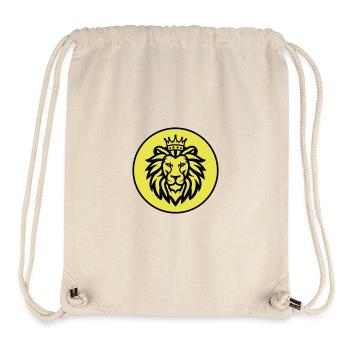 Lion Crown Symbol - Stanley/Stella Recycled Gym Bag - natural - Front