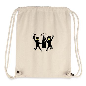 Party Team Bier Junggesellenabschied - Stanley/Stella recycelter Gym Bag - Naturweiß - Vorne
