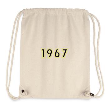 1967 Jahr Geburtstag - Stanley/Stella recycelter Gym Bag - Naturweiß - Vorne