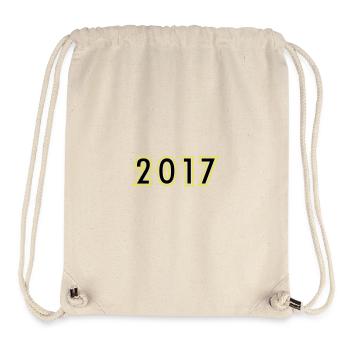 2017 Year Birthday - Stanley/Stella Recycled Gym Bag - natural - Front