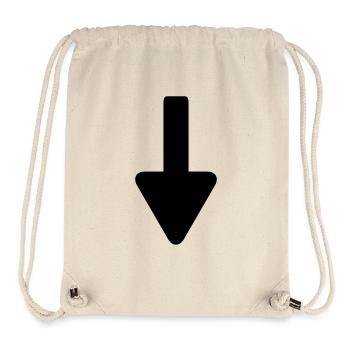 pfeil - Stanley/Stella recycelter Gym Bag - Naturweiß - Vorne