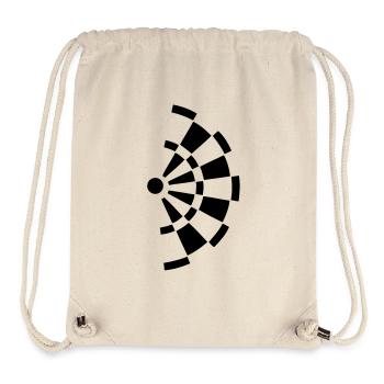 dart half - Sac à cordon recyclé Stanley/Stella - blanc naturel - Devant