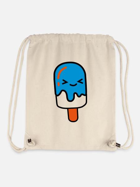 ice cream - Stanley/Stella Recycled Gym Bag - natural