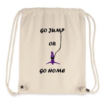 Bungee-Jumping - Stanley/Stella recycelter Gym Bag - Naturweiß - Vorne