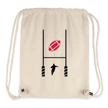 essai rugby 2 - Sac à cordon recyclé Stanley/Stella - blanc naturel - Devant