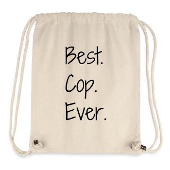 Police Officer Policeman Cop Policier Polizei - Stanley/Stella Recycled Gym Bag - natural - Front