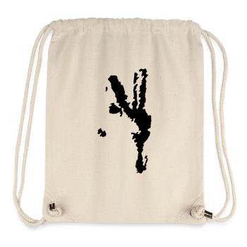 peace - Stanley/Stella recycelter Gym Bag - Naturweiß - Vorne