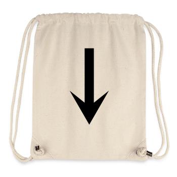 pfeil - Stanley/Stella recycelter Gym Bag - Naturweiß - Vorne