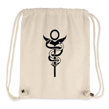 Caduceus physio physiotherapist - Stanley/Stella recycelter Gym Bag - Naturweiß - Vorne