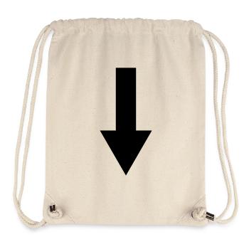 pfeil - Stanley/Stella recycelter Gym Bag - Naturweiß - Vorne