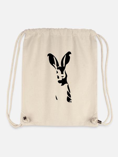 Hase - Stanley/Stella recycelter Gym Bag - Naturweiß