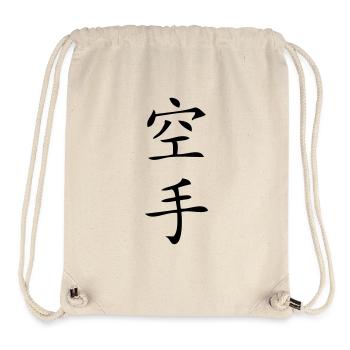 Karate Zeichen - Stanley/Stella recycelter Gym Bag - Naturweiß - Vorne