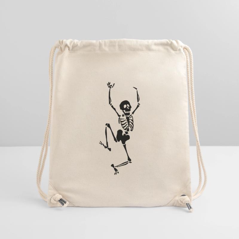 Dancing skeleton Stanley/Stella Recycled Gym Bag
