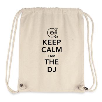 keep calm i am deejay dj - Stanley/Stella recycelter Gym Bag - Naturweiß - Vorne