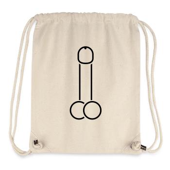 dick__r1 - Stanley/Stella recycelter Gym Bag - Naturweiß - Vorne