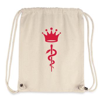 docteur / médecin / obstétricien / obstétrie - Sac à cordon recyclé Stanley/Stella - blanc naturel - Devant