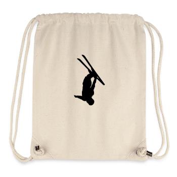 freefall skier / skiing - Stanley/Stella recycelter Gym Bag - Naturweiß - Vorne
