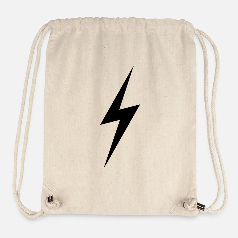 lightening3 - Sac à cordon recyclé Stanley/Stella - blanc naturel