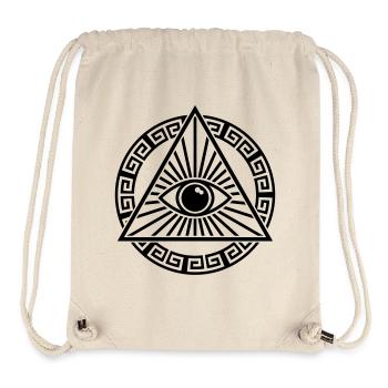 ALL SEEING EYE - Stanley/Stella Recycled Gym Bag - natural - Front