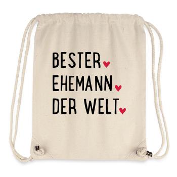 Best Husband in the World - Stanley/Stella Recycled Gym Bag - natural - Front