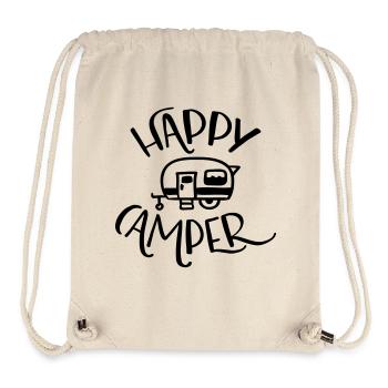 HAPPY CAMPER - Stanley/Stella recycelter Gym Bag - Naturweiß - Vorne