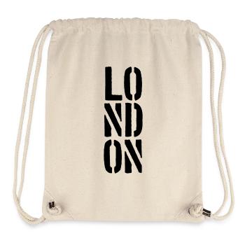 London Stamp - Stanley/Stella Recycled Gym Bag - natural - Front