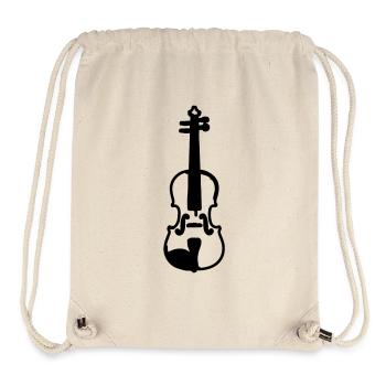 violin - Stanley/Stella recycelter Gym Bag - Naturweiß - Vorne
