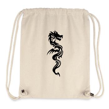Drachen Kampfsport - Stanley/Stella recycelter Gym Bag - Naturweiß - Vorne